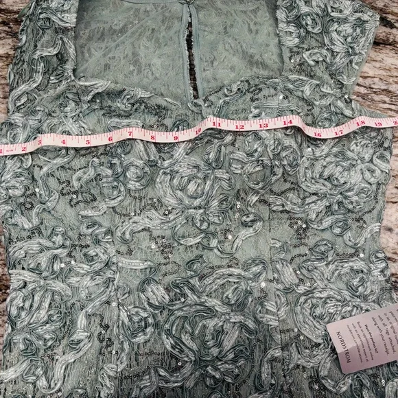 Alex Evenings ELEANOR SWEETHEART NECK DRESS NWT Size 10 Retail $299 - Picture 10 of 11